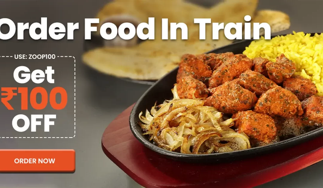 Great Offers & Discounts for food in train by Zoop