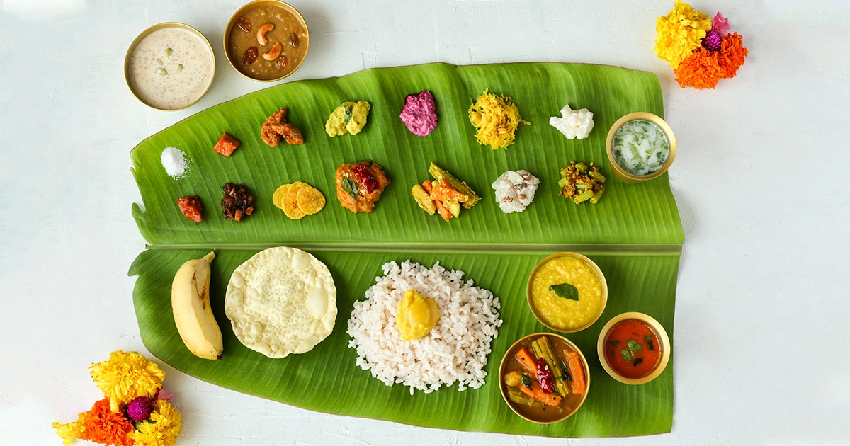 Ordering Onam Special Food in Train