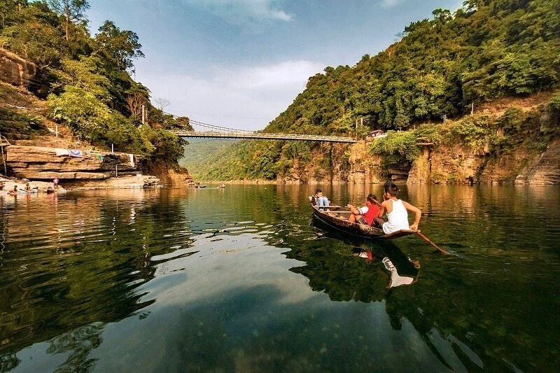 Cherrapunji Town in Meghalaya