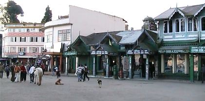 Chowrasta, or Mall Road, Darjeeling