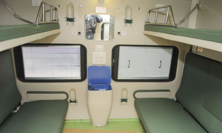 Cabin and Coupe in 1st Class AC Coach